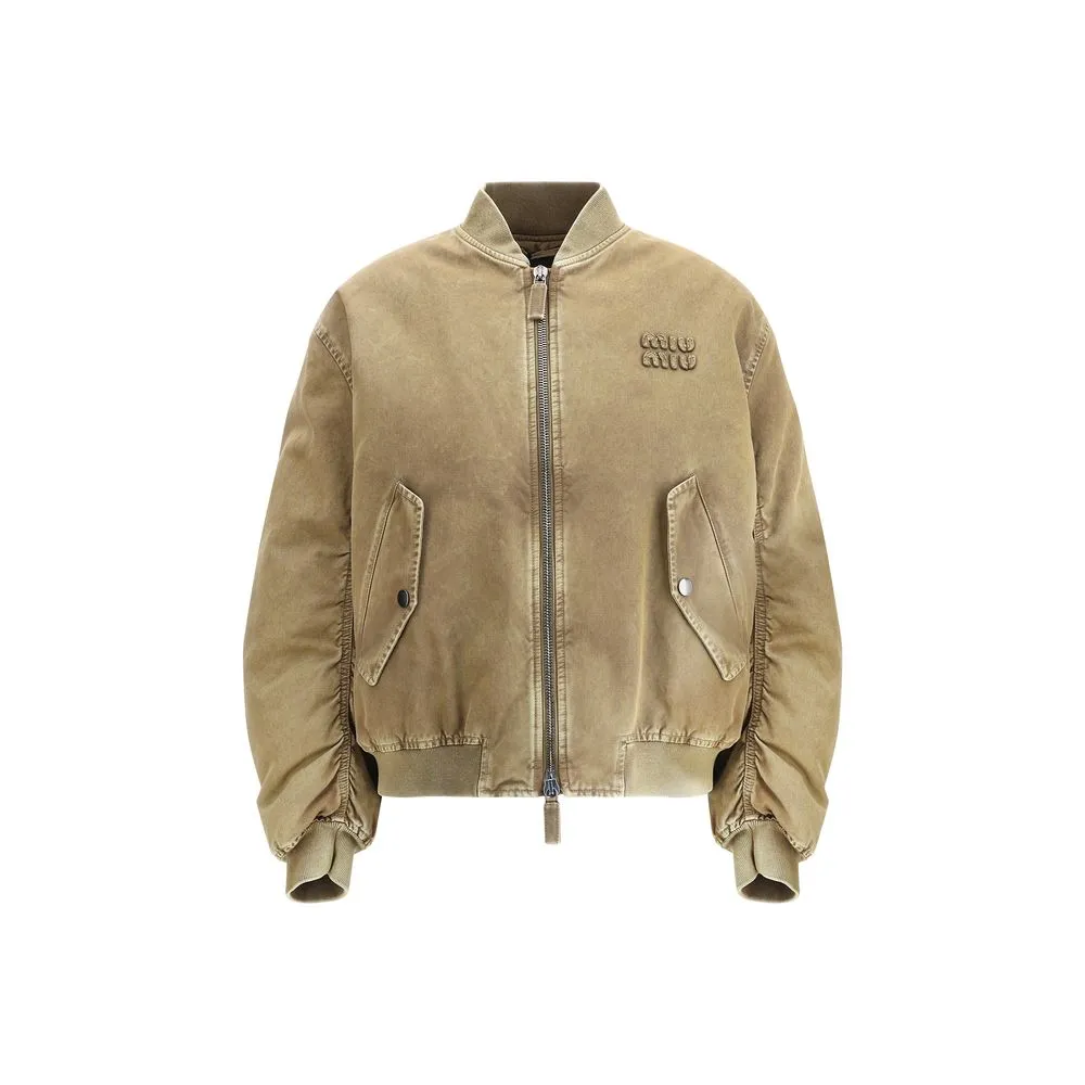 Miu Miu Women's Padded cotton Bomber Jacket