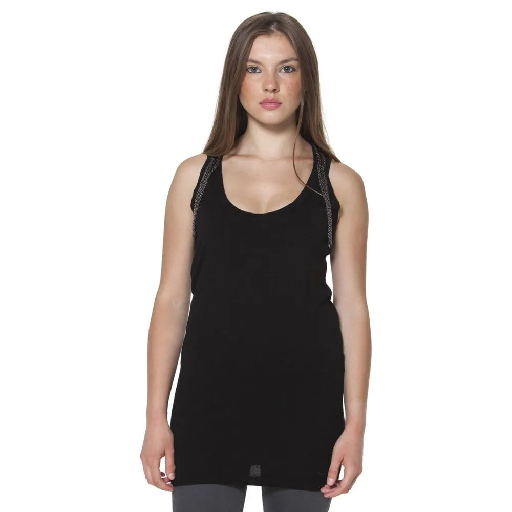 Fred Perry Women's Black Polyester Tops & T-Shirt