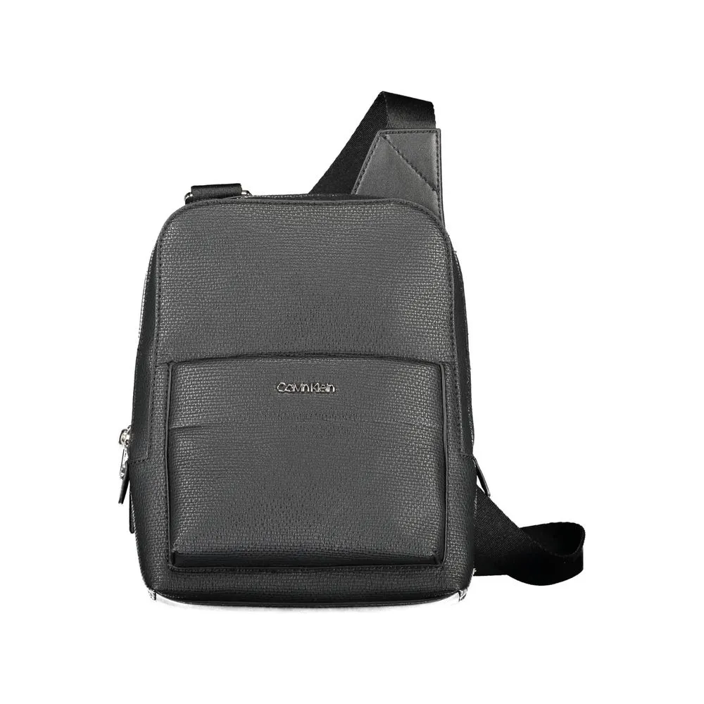 Calvin Klein Black Polyester Men Shoulder Bag