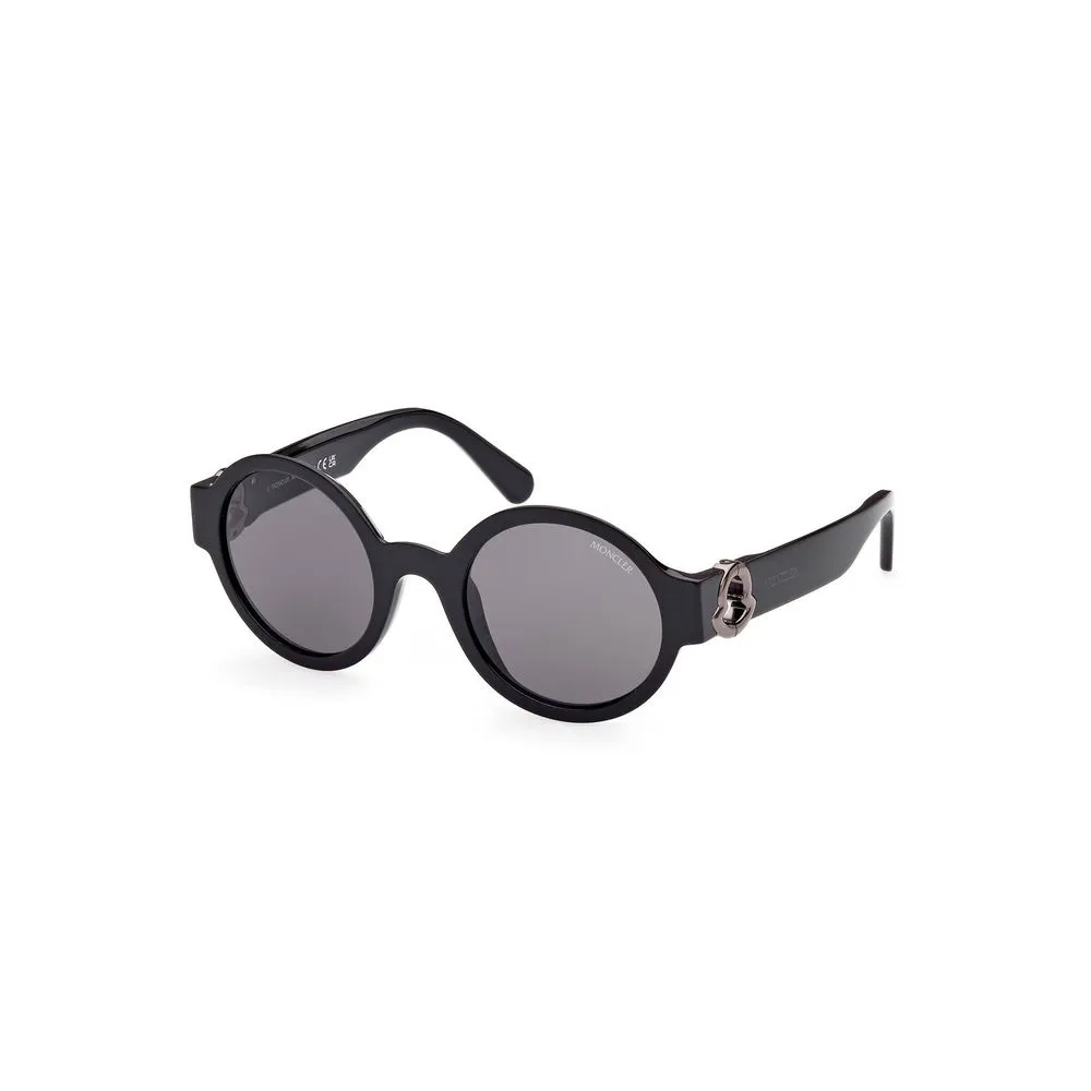 Moncler Women's Chic Round Lens Pantographed Sunglasses