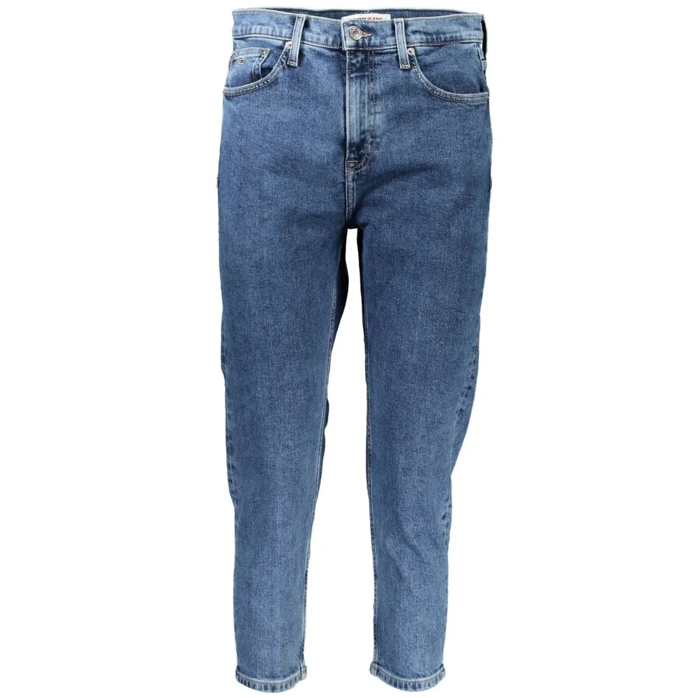 Tommy Hilfiger Women's Blue Cotton Jeans & Pant