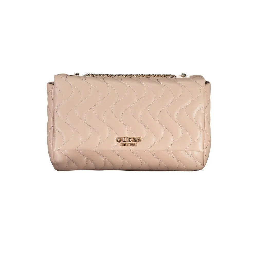 Guess Jeans Women's Pink Polyethylene Handbag