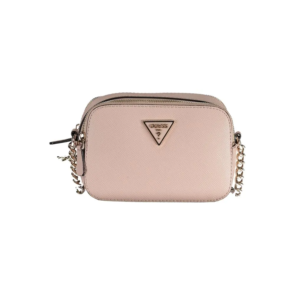 Guess Jeans Women's Pink Polyethylene Handbag
