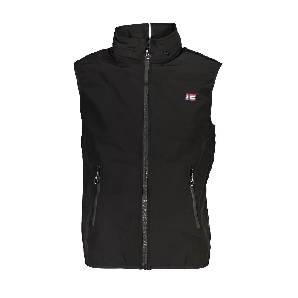 Scuola Nautica Men's Black Polyester Jacket