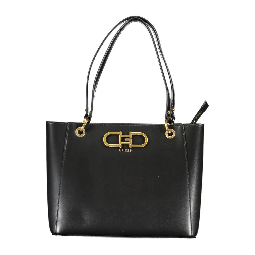 Guess Jeans Women's Black Polyethylene Handbag