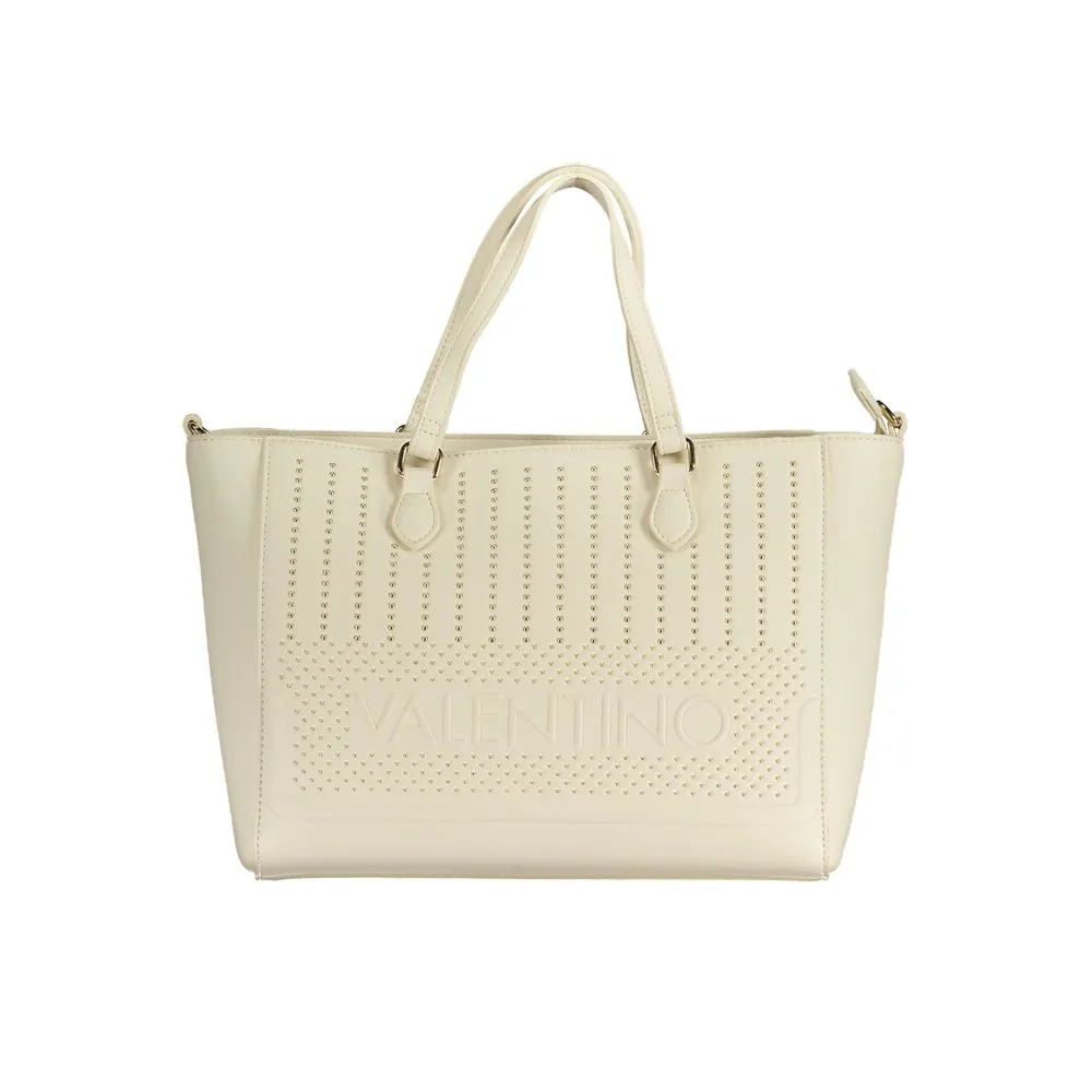 Valentino Bags Women's White Polyethylene Handbag