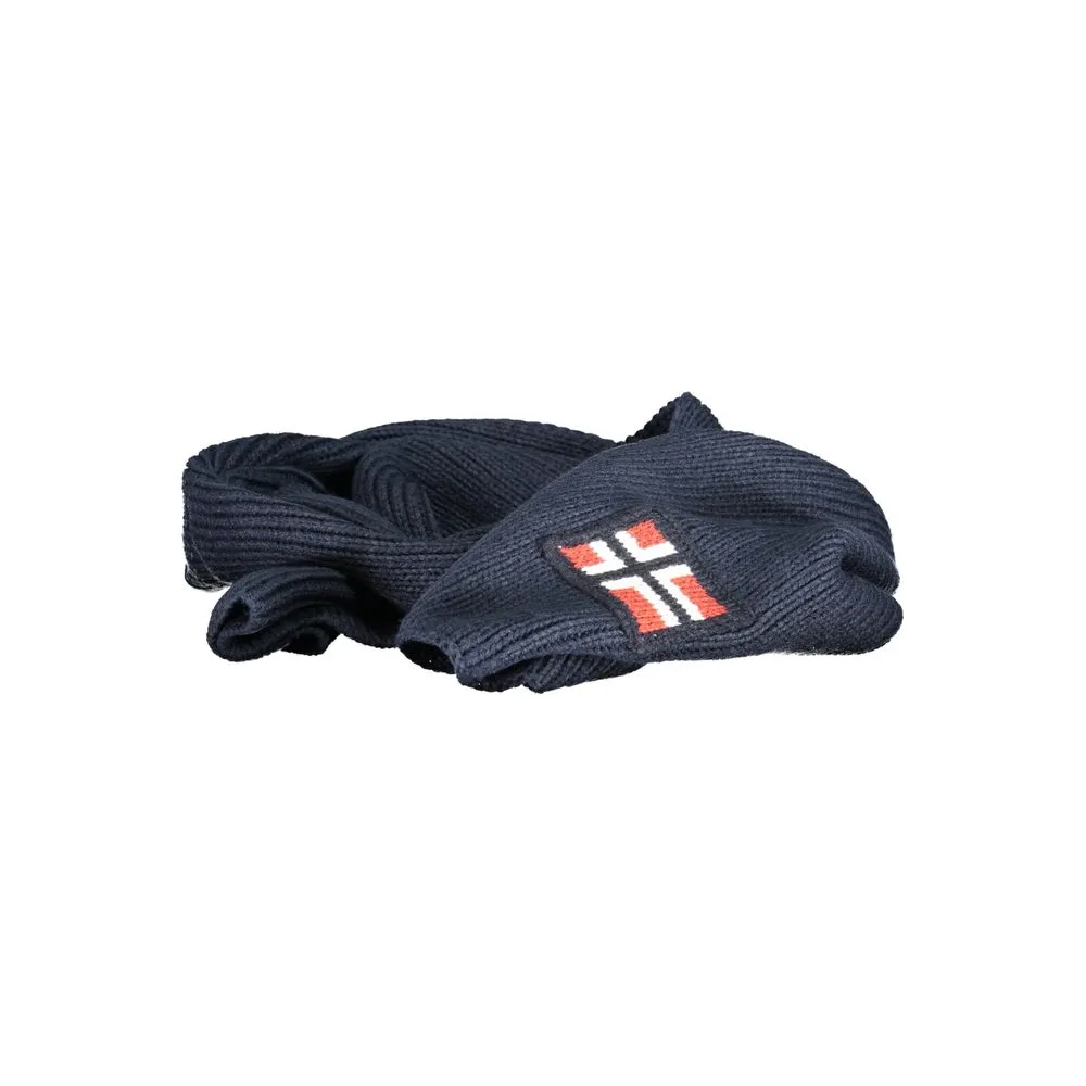 Norway 1963 Men's Blue Acrylic Scarf
