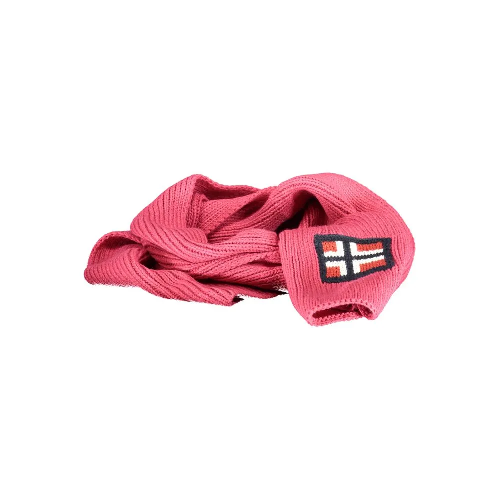 Norway 1963 Men's Pink Acrylic Scarf
