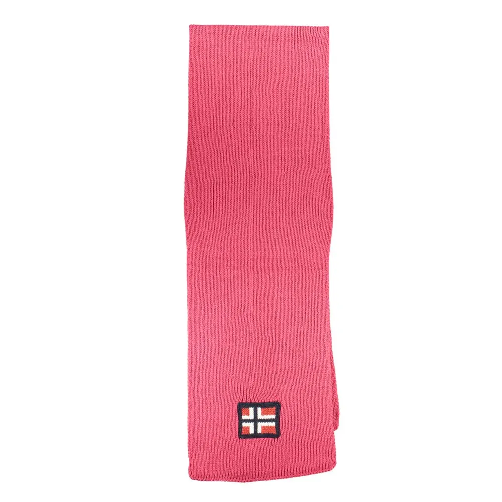 Norway 1963 Men's Pink Acrylic Scarf