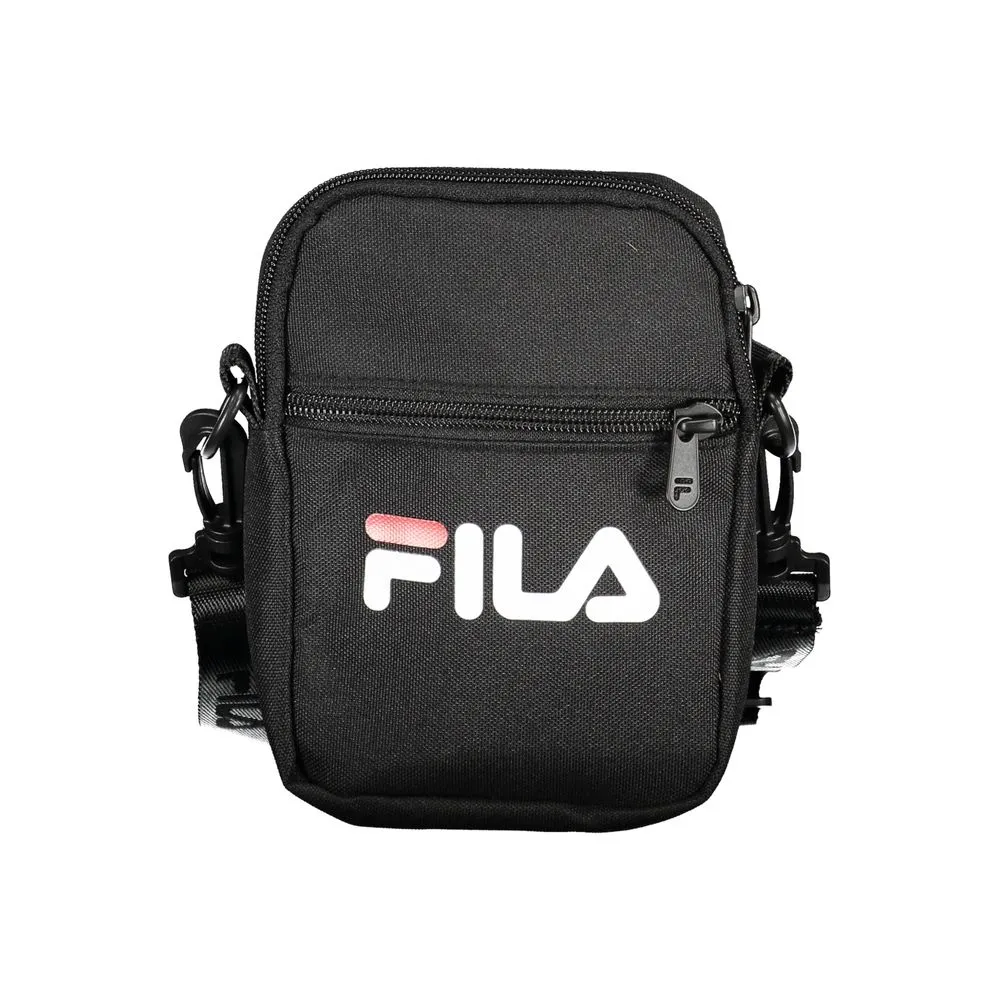 Fila Men's Black Polyester Shoulder Bag