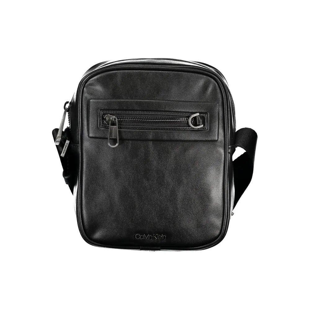 Calvin Klein Men's Sleek Urban Black Shoulder Bag