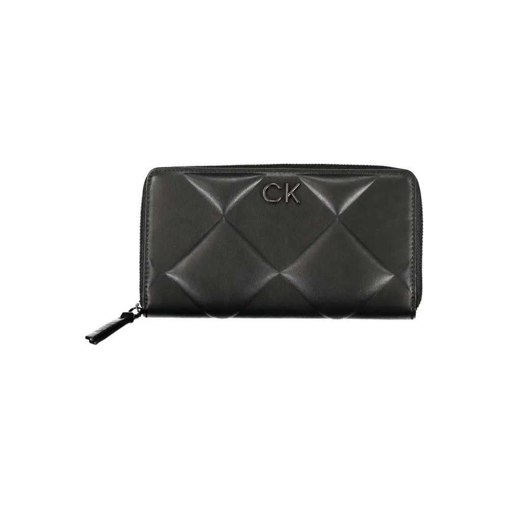 Calvin Klein Women's Sleek Black RFID Blocking Wallet - Chic Accessory