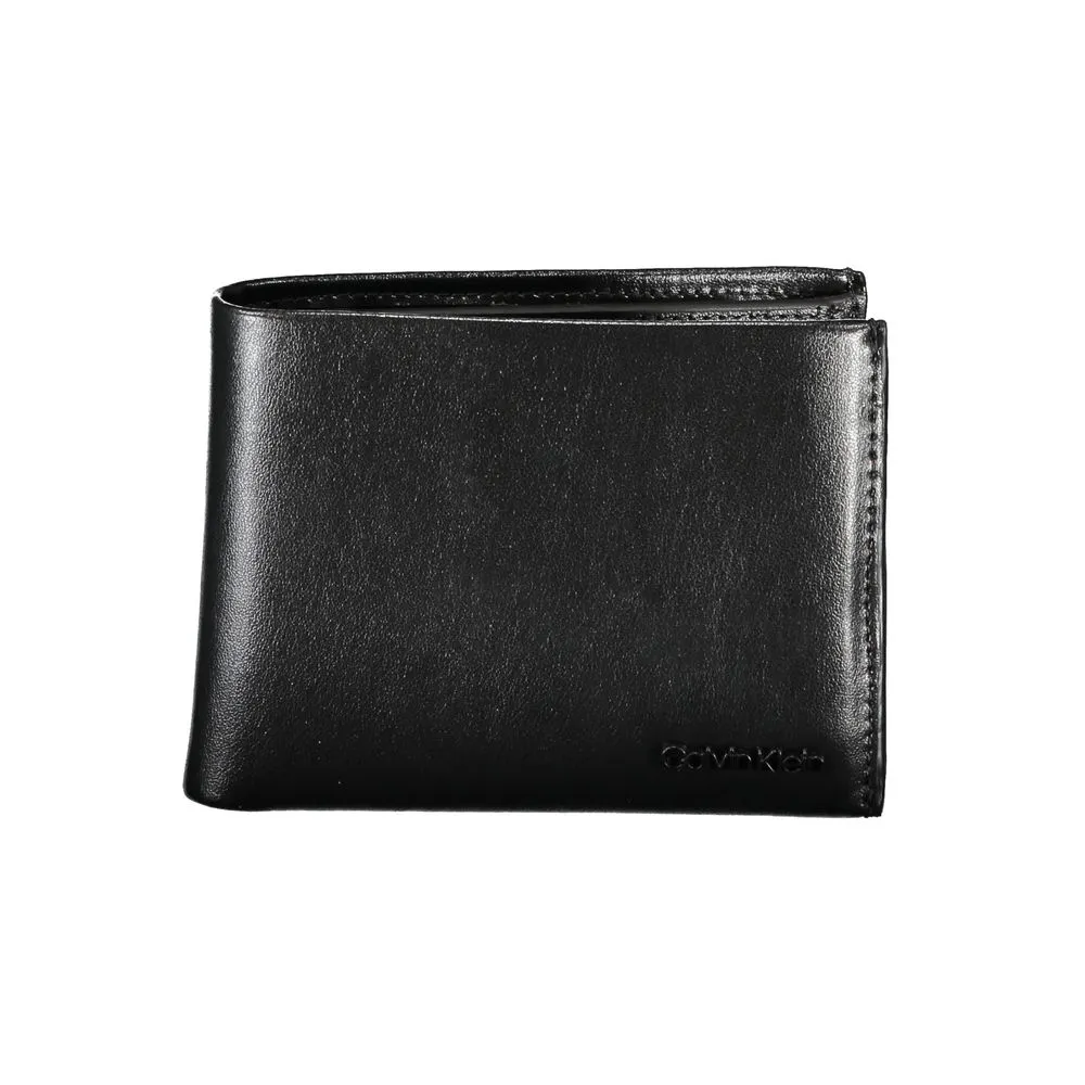 Calvin Klein Men's Elegant Leather Wallet with RFID Block & Coin Purse