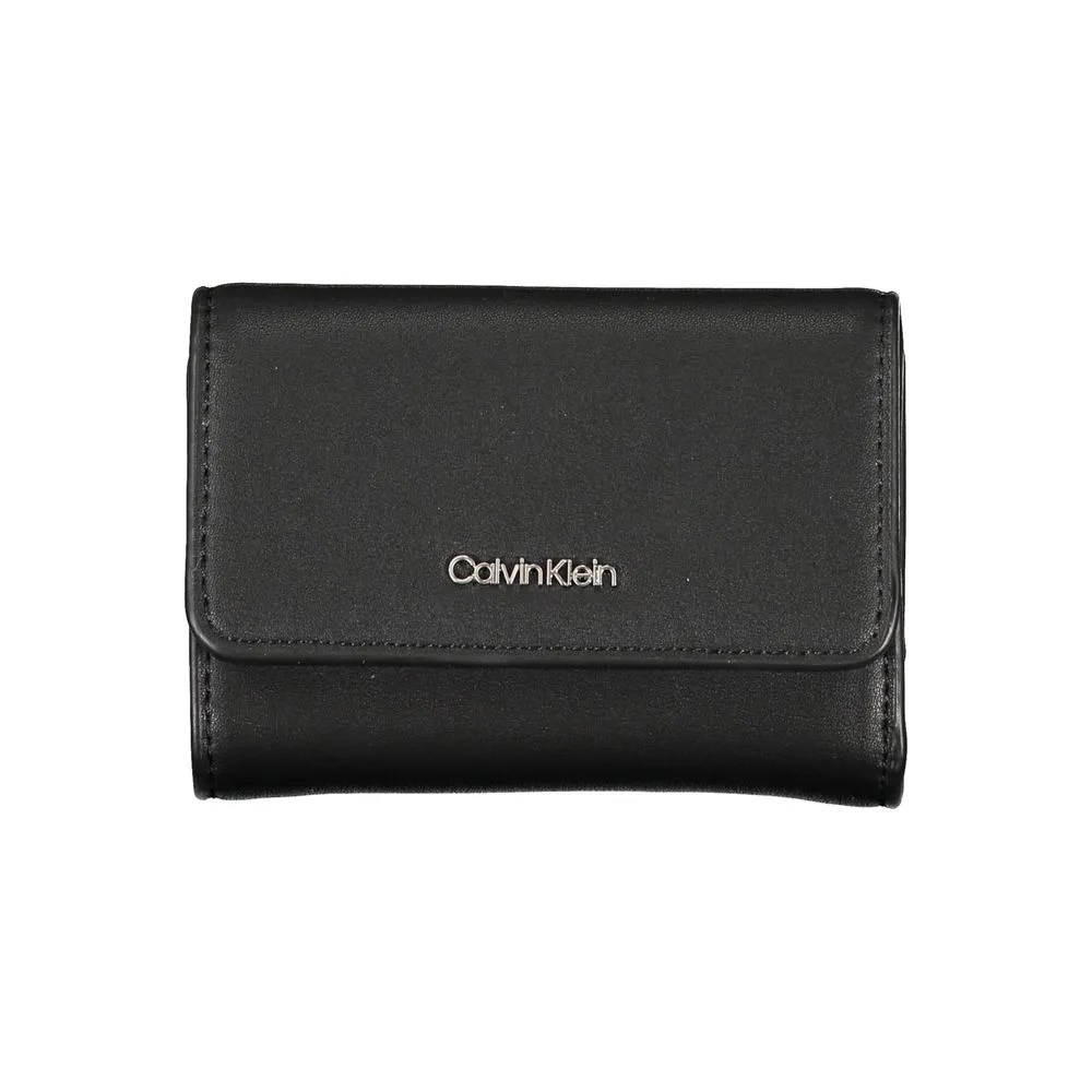 Calvin Klein Women's Elegant Black Polyethylene Wallet