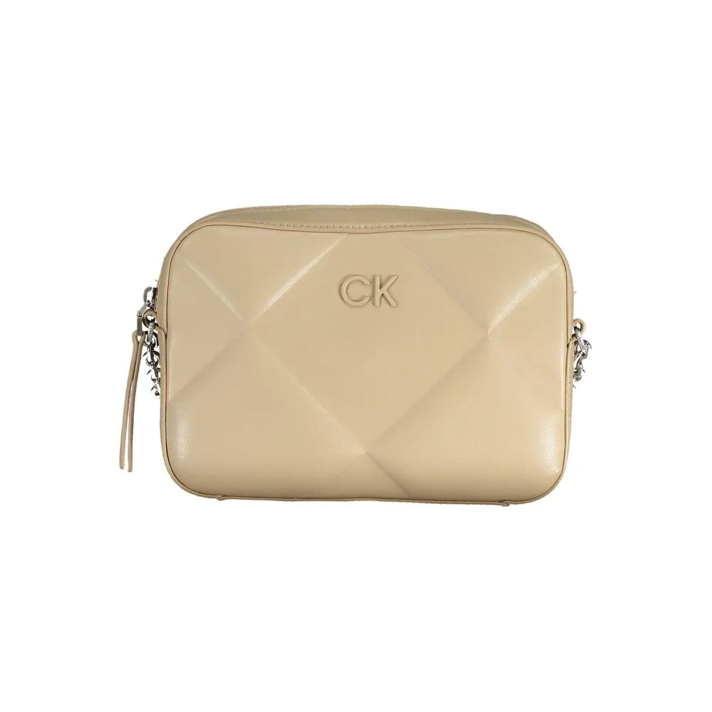 Calvin Klein Women's Beige Polyester Handbag
