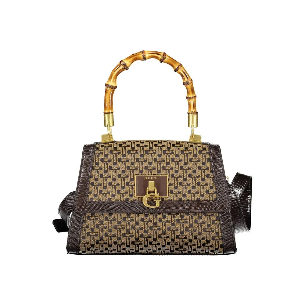 Guess Jeans Women's Brown Cotton Handbag