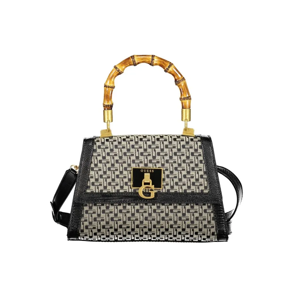 Guess Jeans Women's Black Cotton Handbag