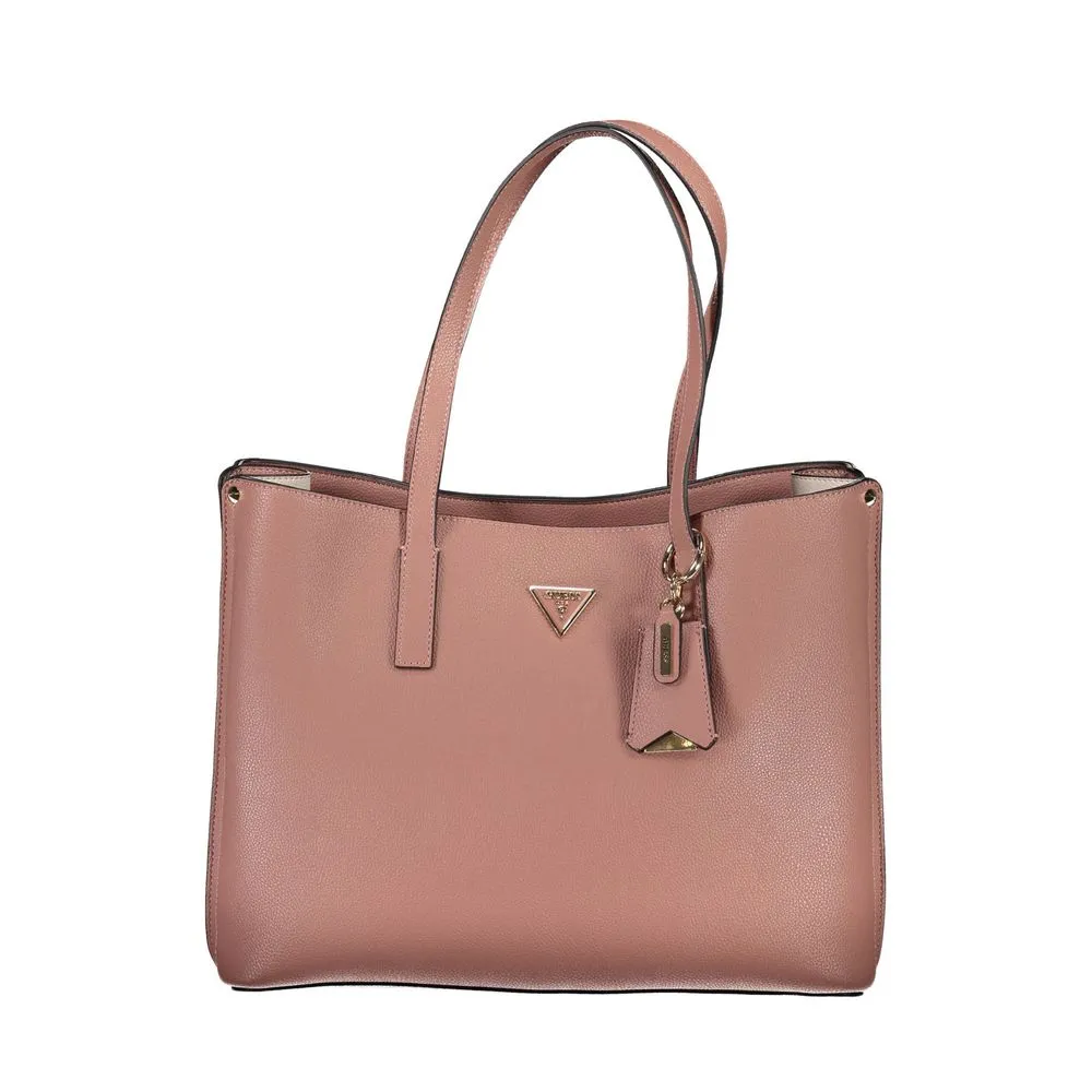 Guess Jeans Women's Pink Polyethylene Handbag