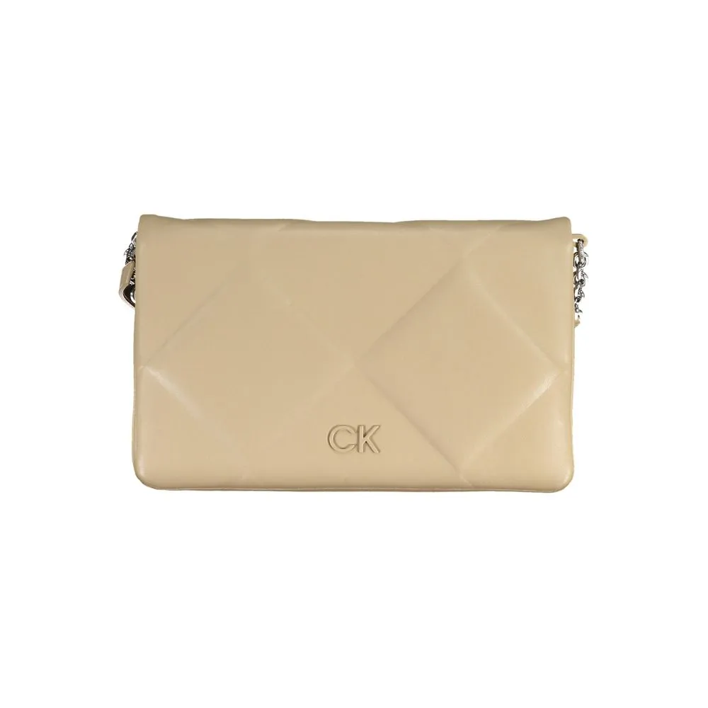 Calvin Klein Women's Beige Polyester Handbag
