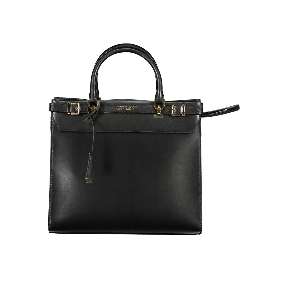 Guess Jeans Women's Black Polyethylene Handbag