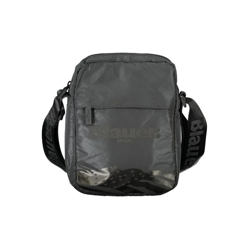 Blauer Men's Sleek Black Shoulder Bag with Adjustable Strap
