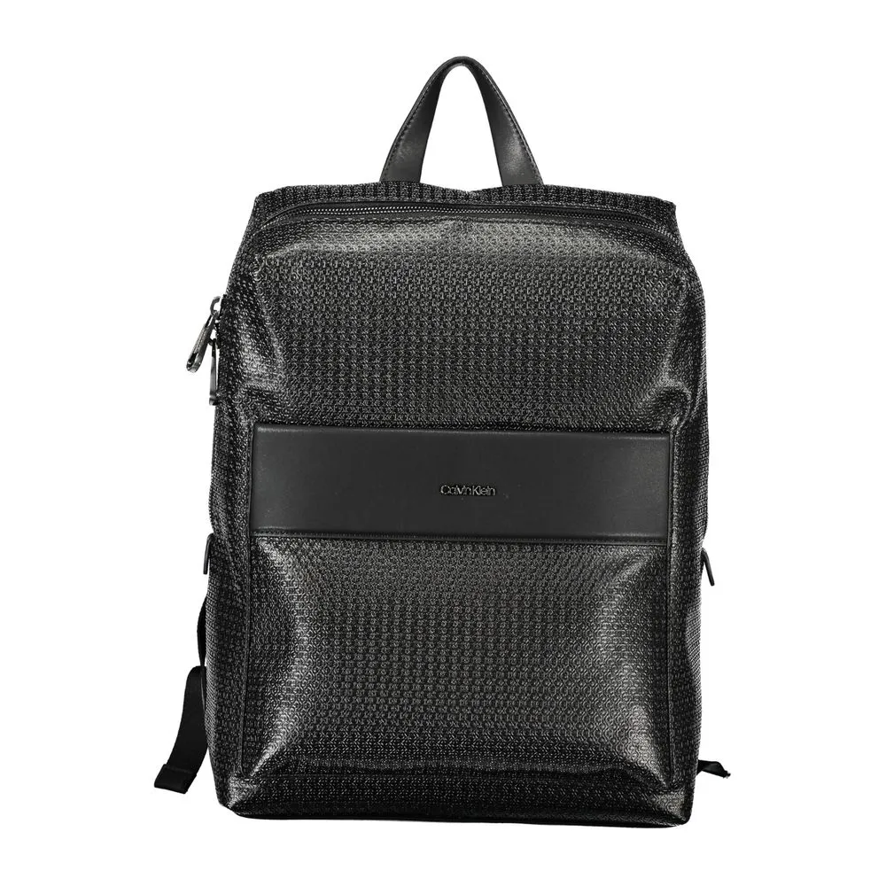 Calvin Klein Men's Sleek Urban Traveler Backpack in Black