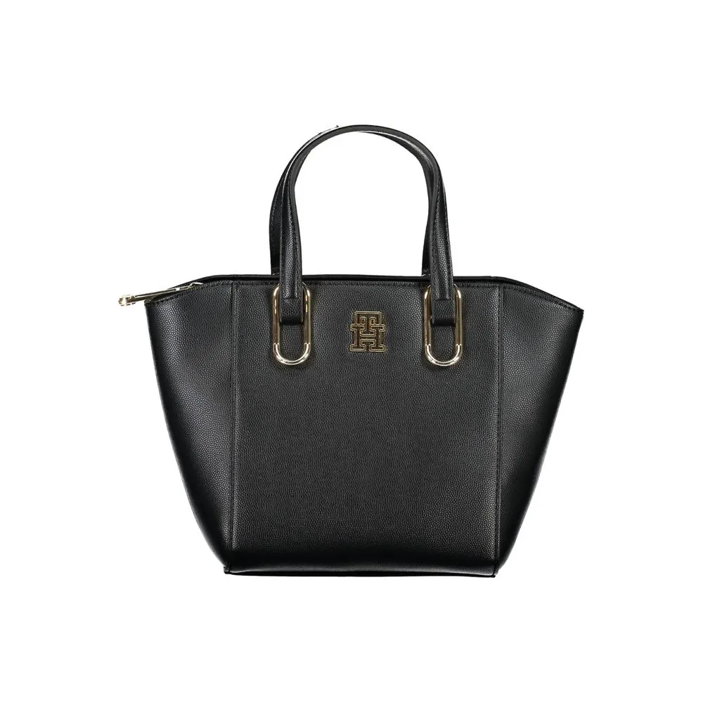 Tommy Hilfiger Women's Black Polyethylene Handbag