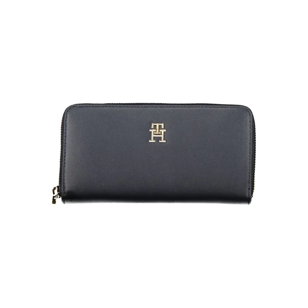 Tommy Hilfiger Women's Chic Blue Organizer Wallet with Ample Space