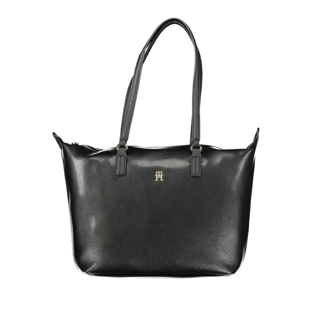 Tommy Hilfiger Women's Black Polyester Handbag