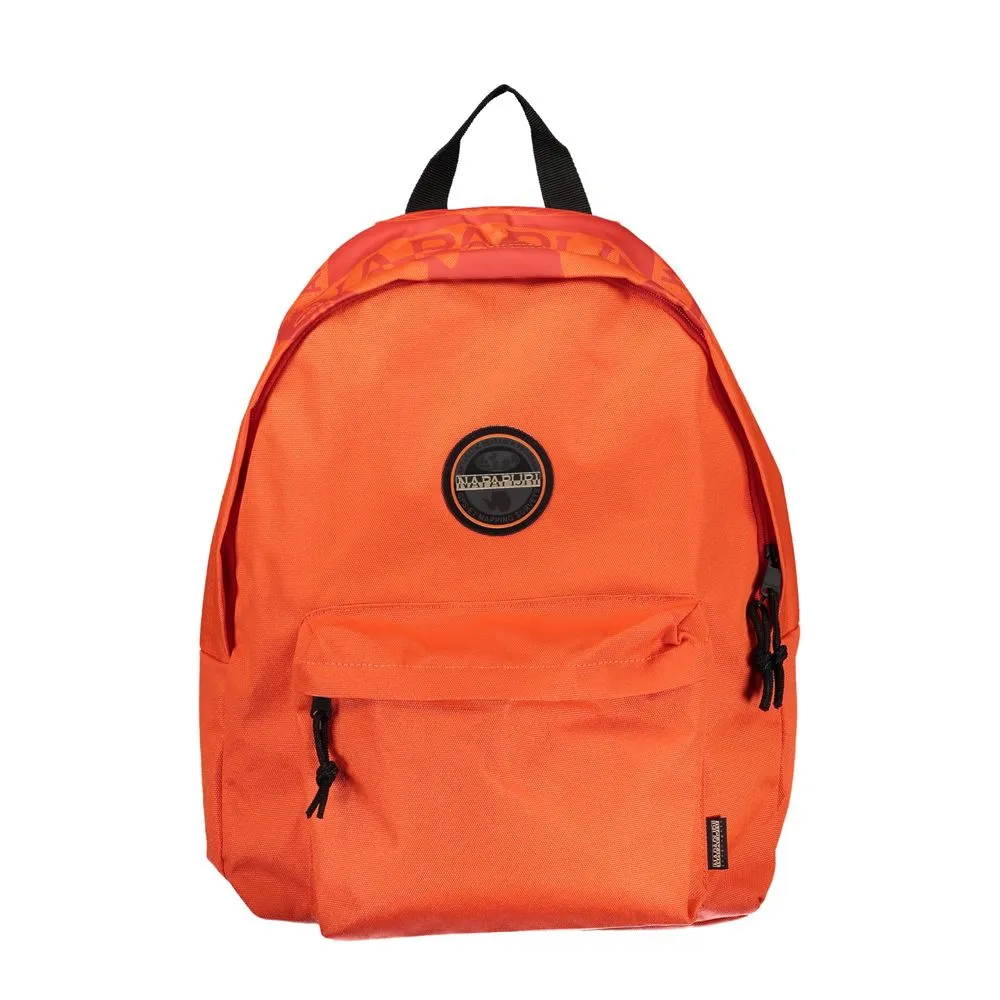 Napapijri Men's Chic Pink Cotton Backpack with Contrast Details