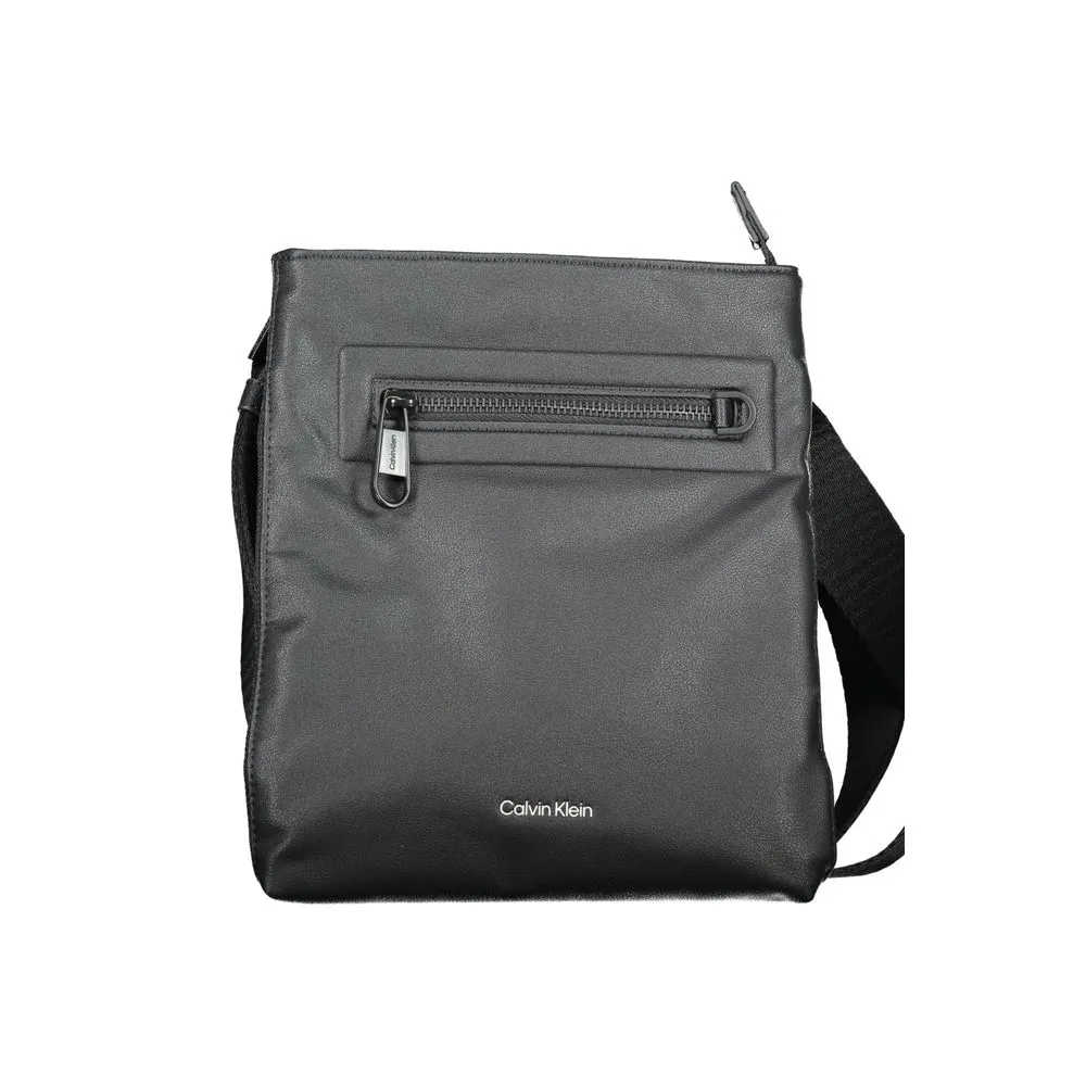 Calvin Klein Men's Black Polyester Shoulder Bag