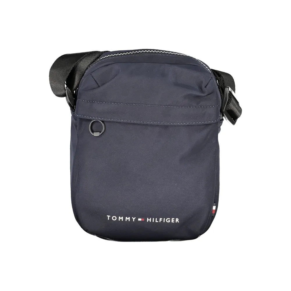 Tommy Hilfiger Men's Blue Polyester Shoulder Bag