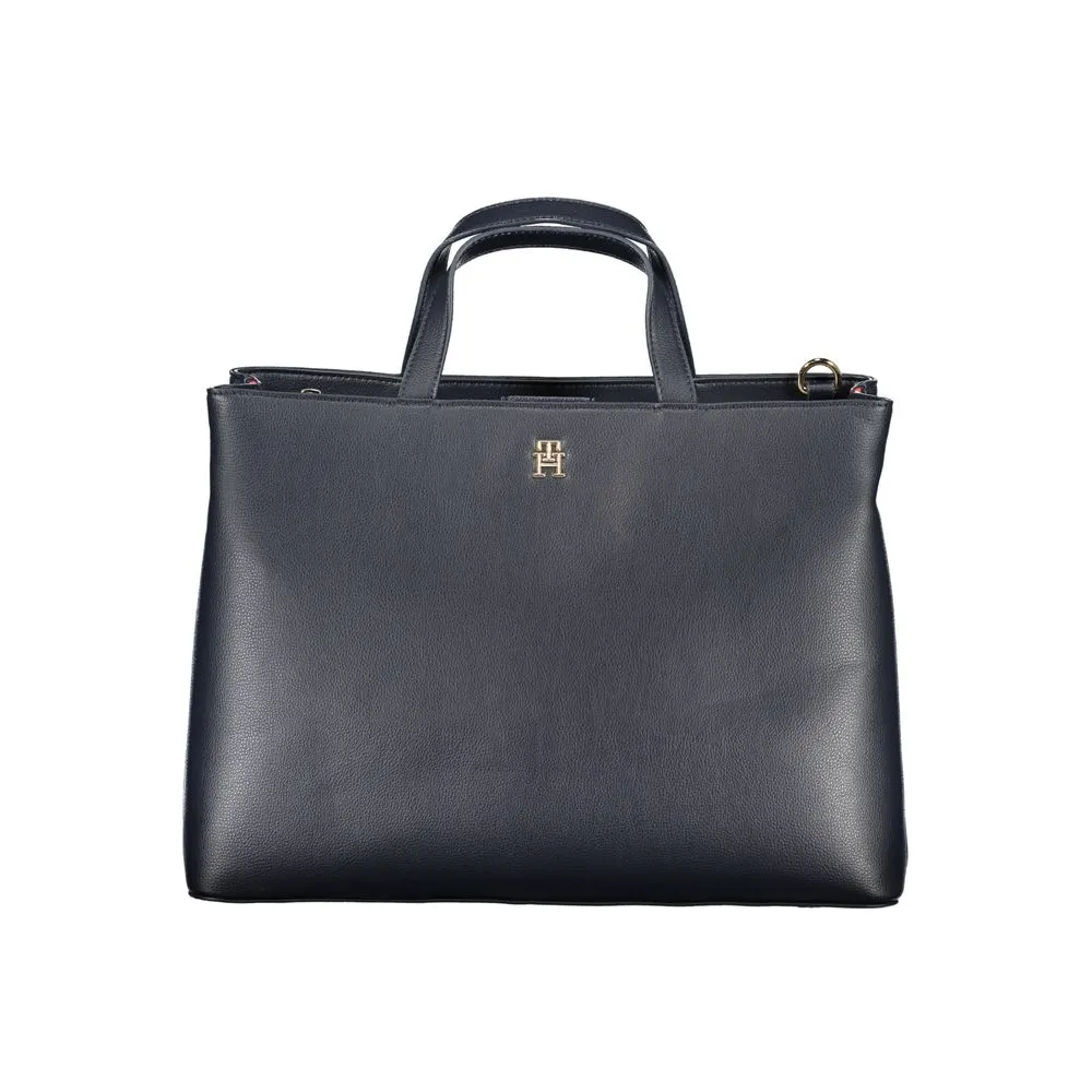 Tommy Hilfiger Women's Blue Polyester Handbag