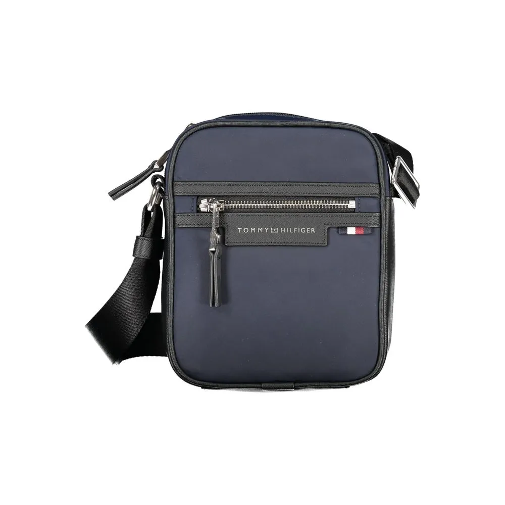 Tommy Hilfiger Men's Blue Polyester Shoulder Bag