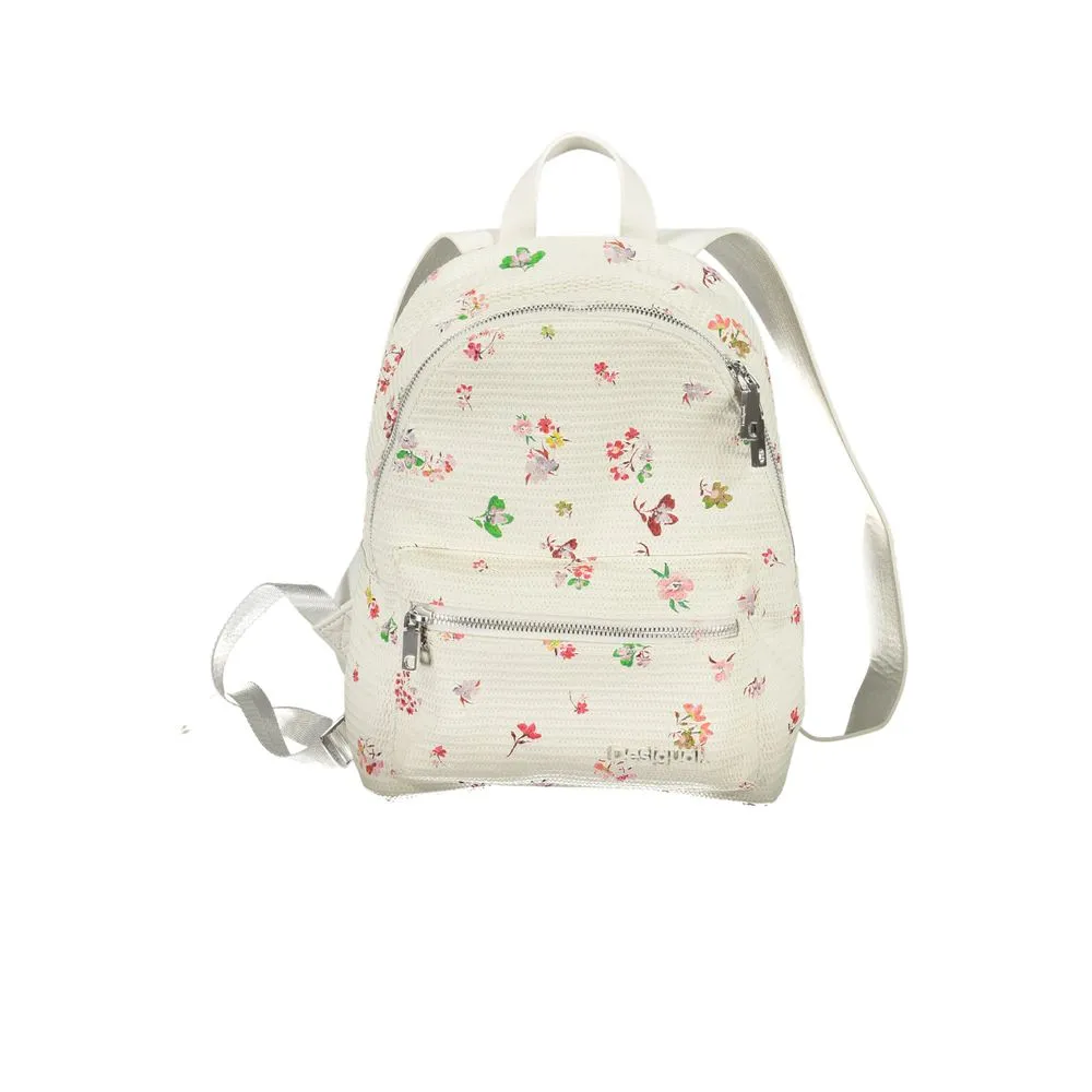 Desigual Women's White Polyethylene Backpack
