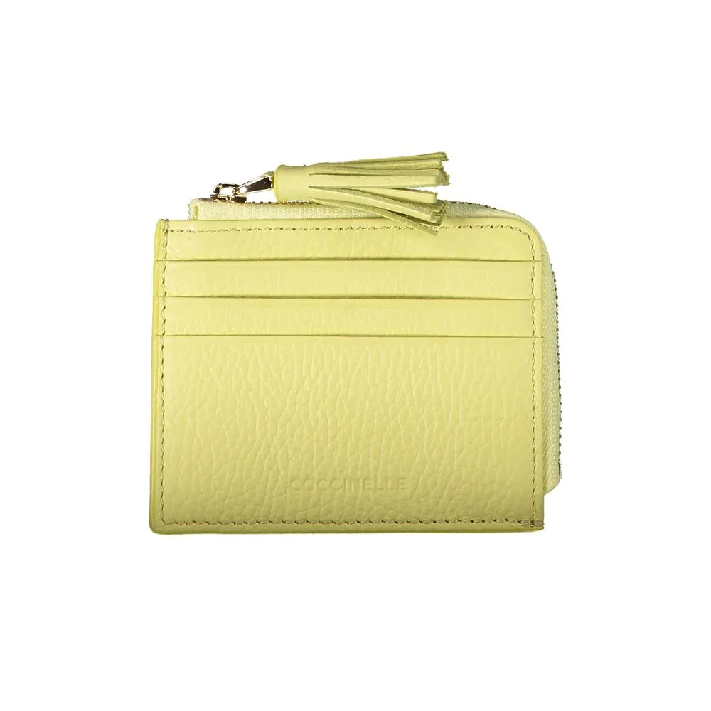Coccinelle Women's Yellow Leather Wallet
