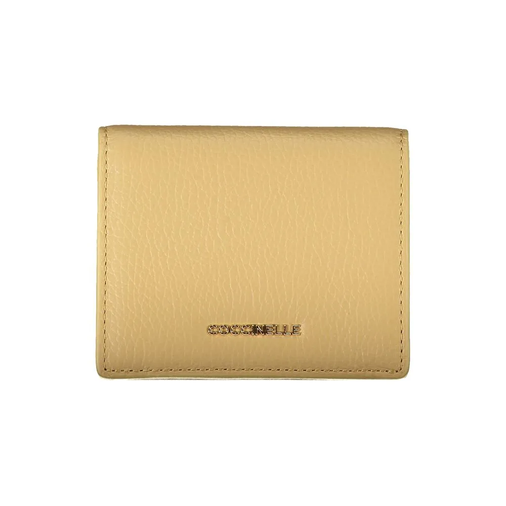 Coccinelle Women's Beige Leather Wallet