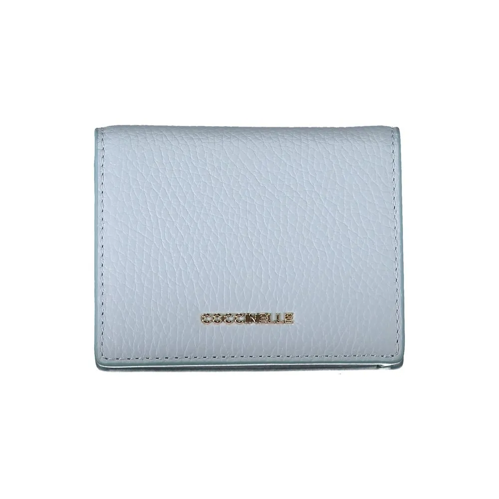 Coccinelle Women's Light Blue Leather Wallet