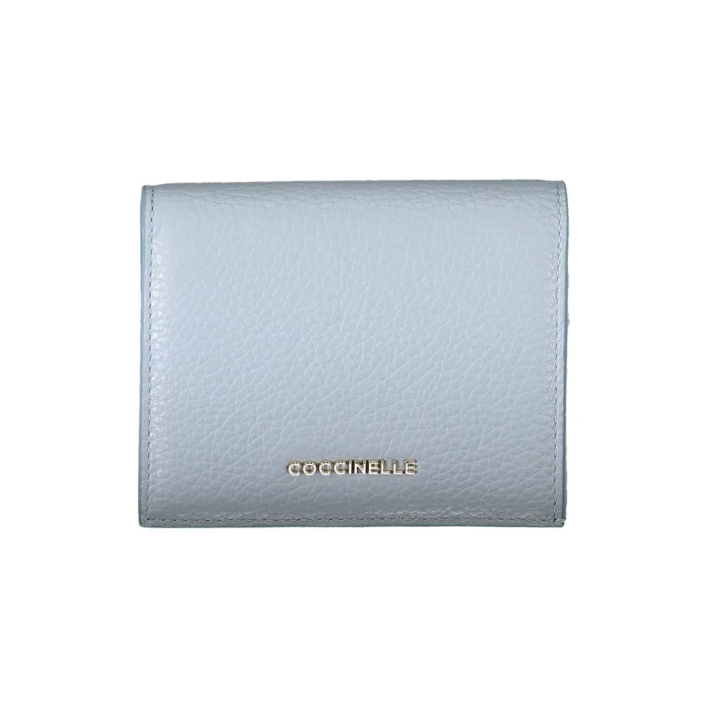 Coccinelle Women's Light Blue Leather Wallet