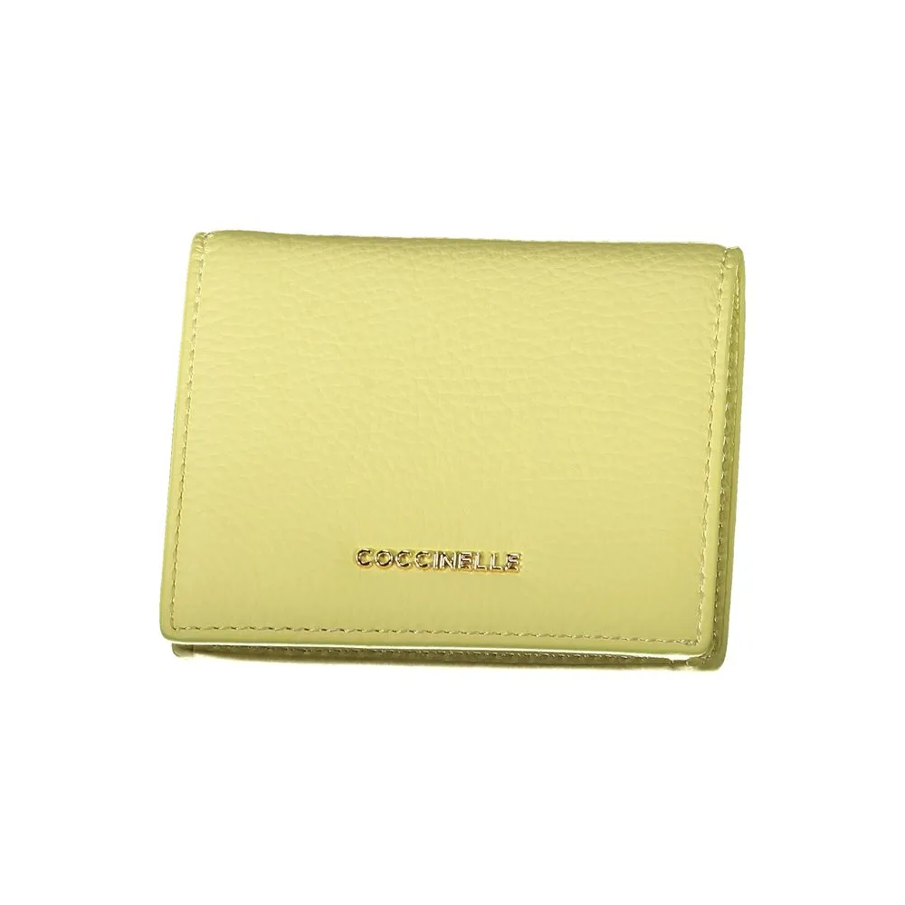 Coccinelle Women's Yellow Leather Wallet