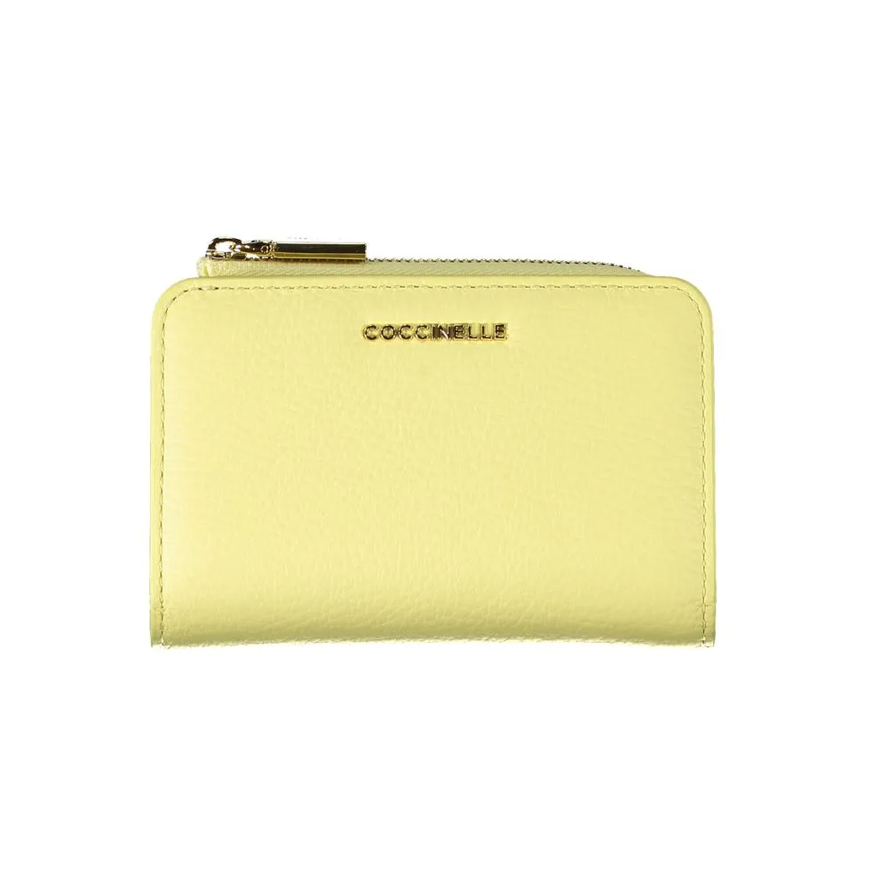 Coccinelle Women's Yellow Leather Wallet