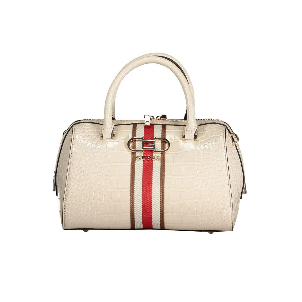 Guess Jeans Women's Beige Polyethylene Handbag