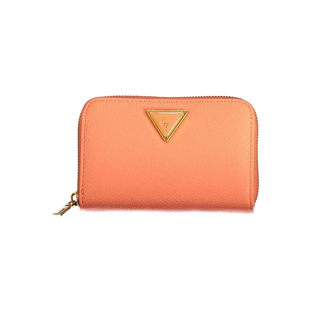 Guess Jeans Women's Orange Polyethylene Wallet