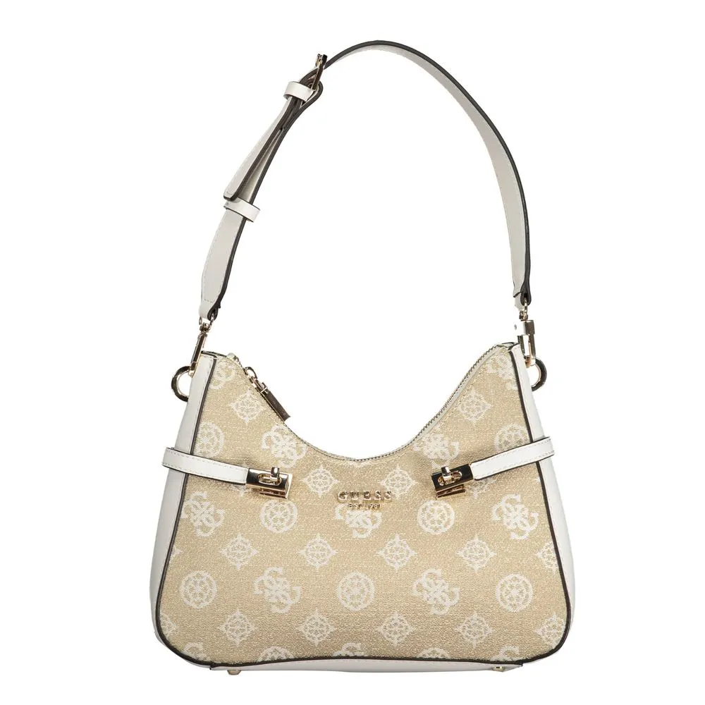Guess Jeans Women's White Polyethylene Handbag
