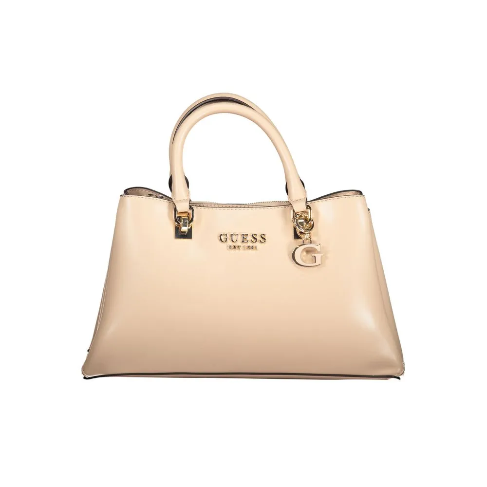 Guess Jeans Women's Beige Polyethylene Handbag