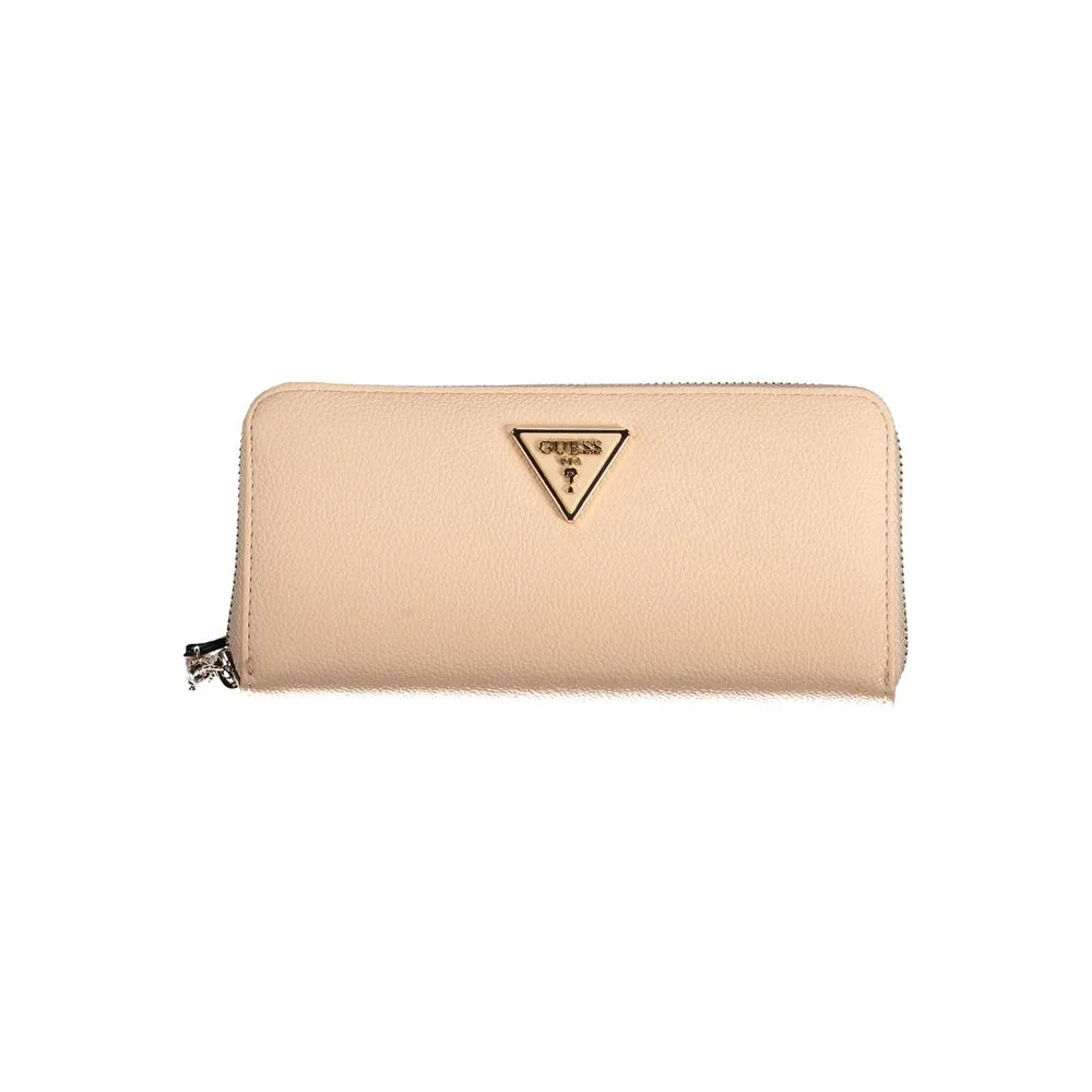 Guess Jeans Women's Pink Polyethylene Wallet