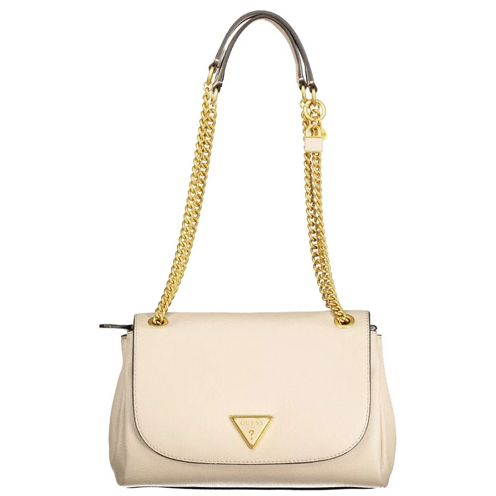 Guess Jeans Women's Beige Polyethylene Handbag