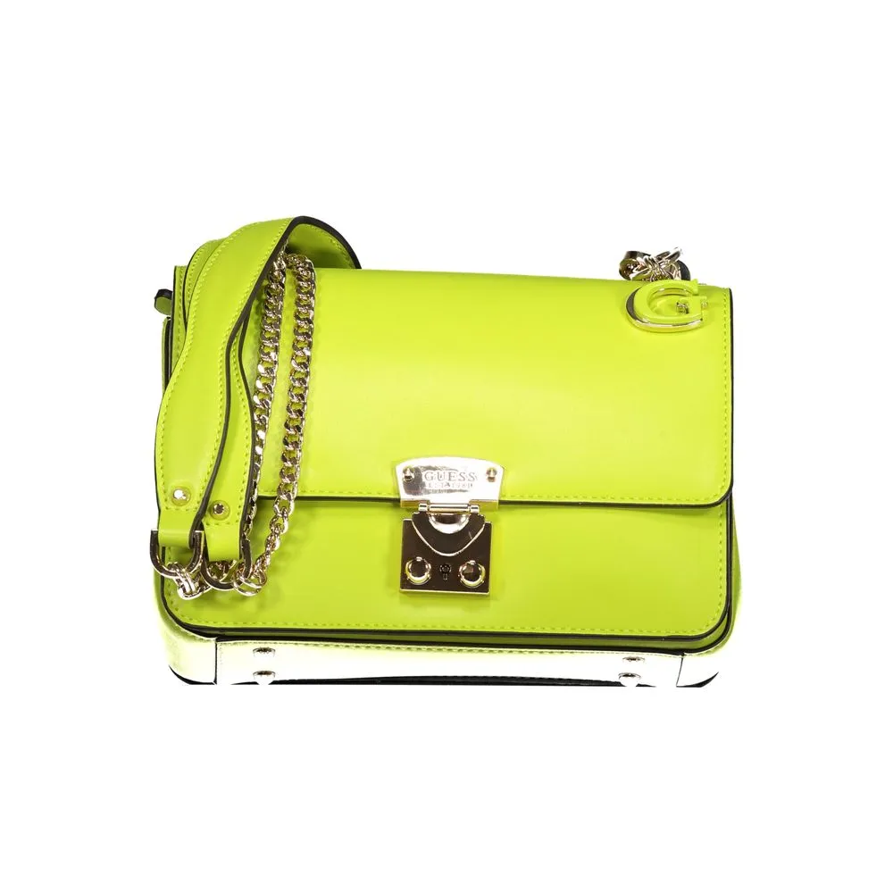 Guess Jeans Women's Green Polyethylene Handbag