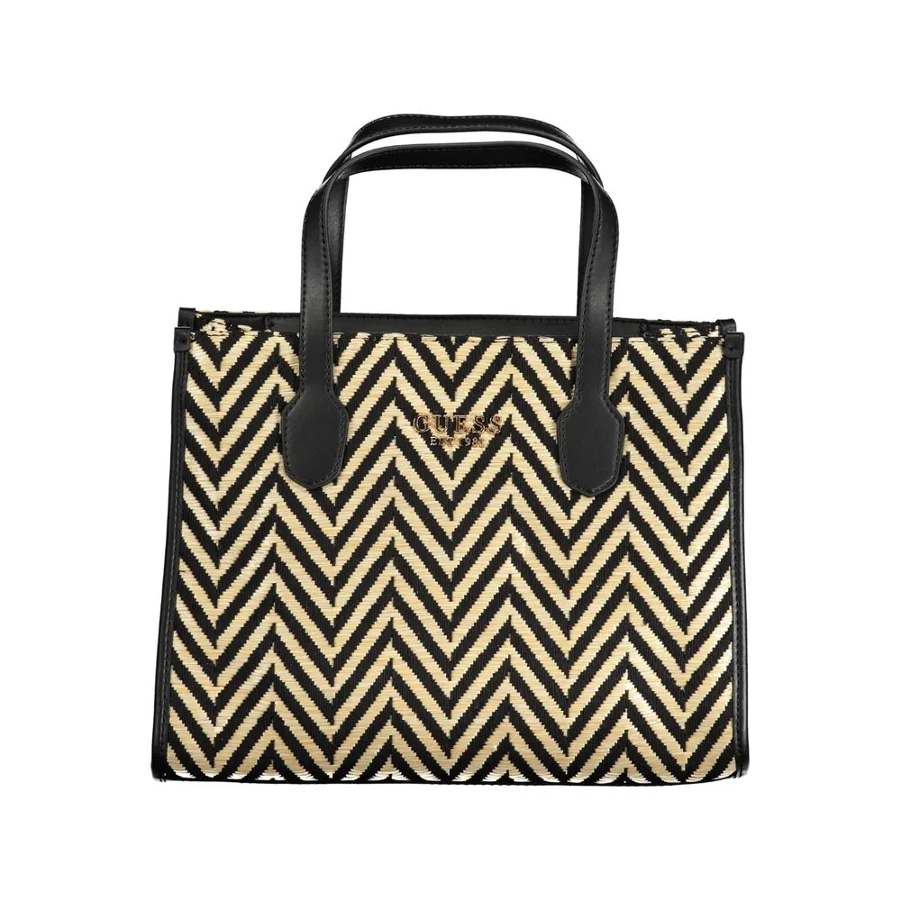 Guess Jeans Women's Black Cotton Handbag