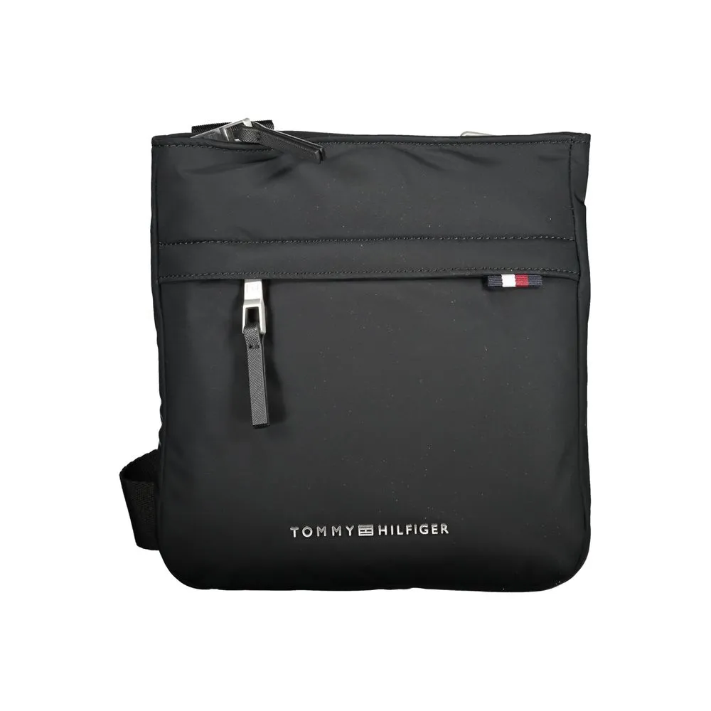 Tommy Hilfiger Men's Black Polyester Shoulder Bag